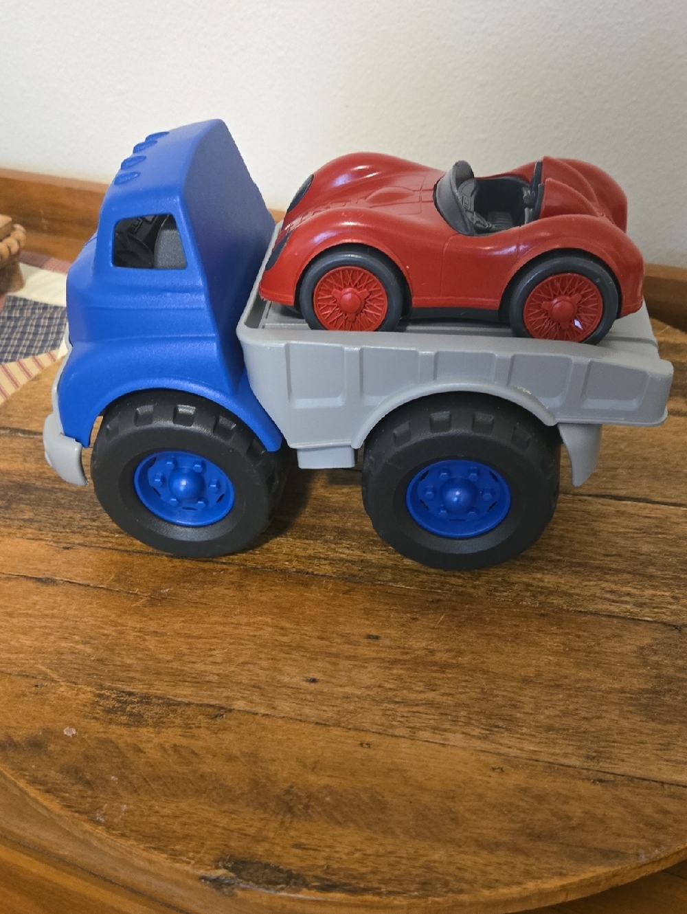 Green Toy Flat Bed Truck
